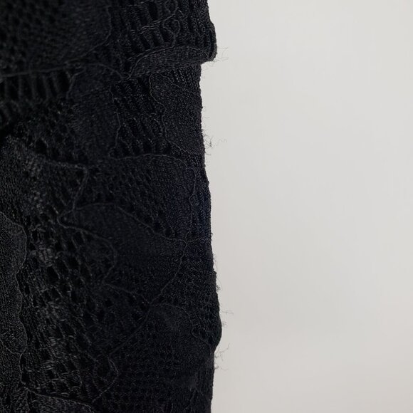 White House Black Market Instantly Slimming Black Lace Bandage Sheath Dress 6P - Picture 11 of 11